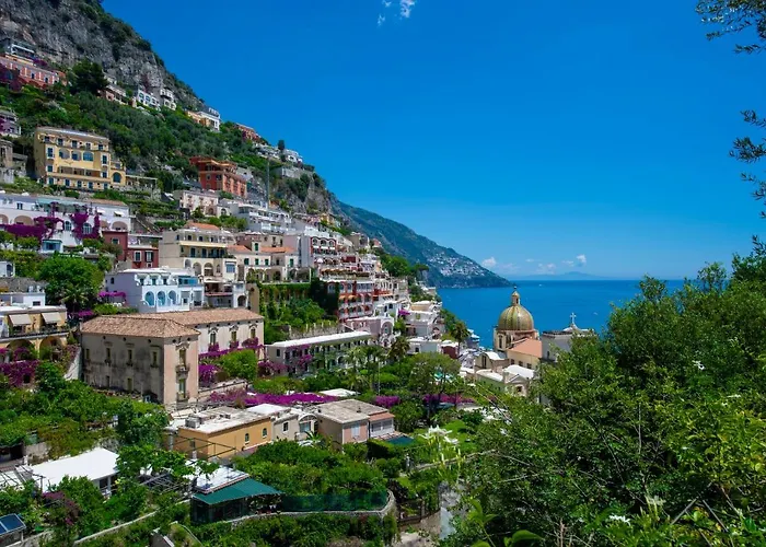 Villa Deli, In Positano, Sea View, Ac